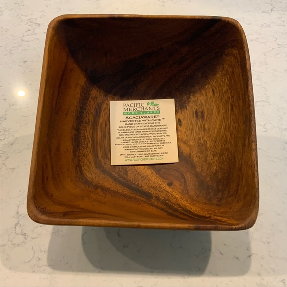 Pacific Merchants Wooden Bowl - Picture 2 of 3